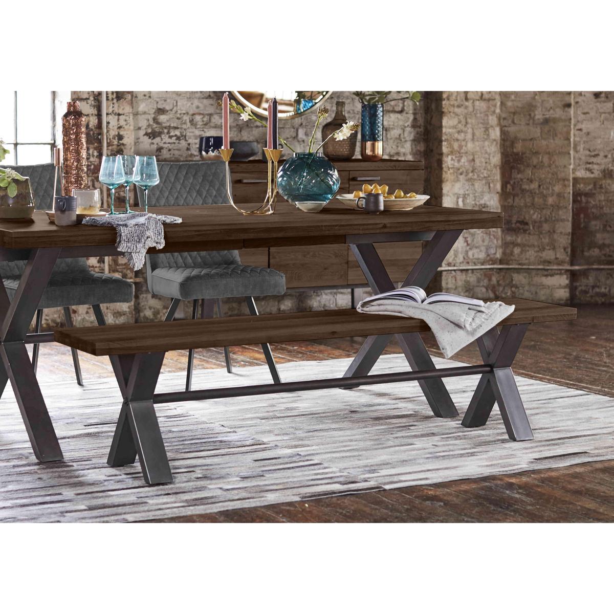 Mars Dining Bench - 140-cm - Brown – image 2