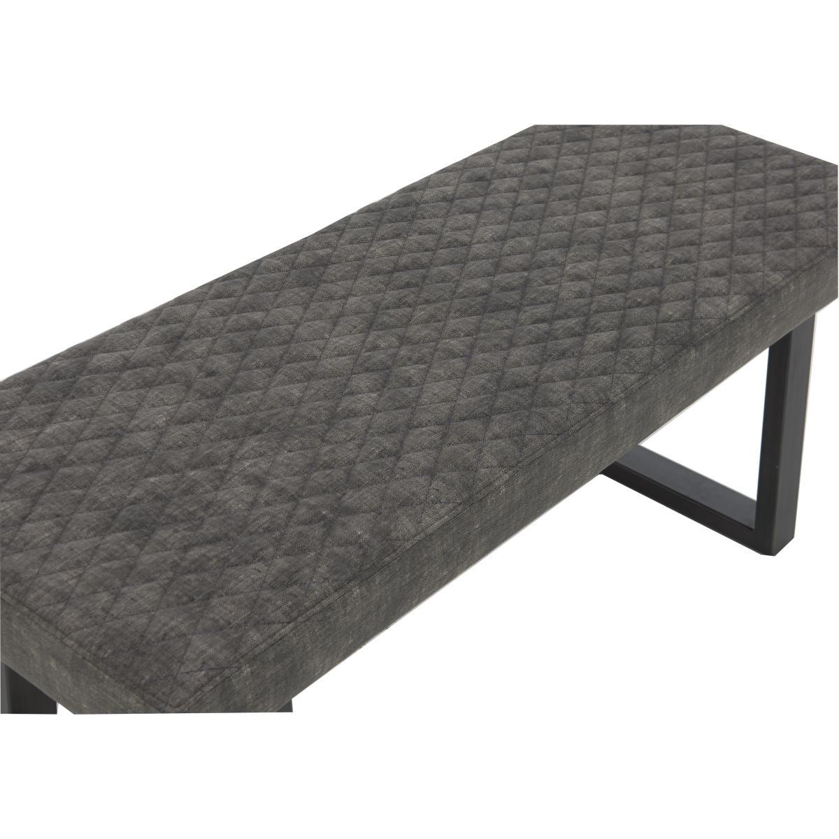 Compact Earth Low Dining Bench - Grey – image 3