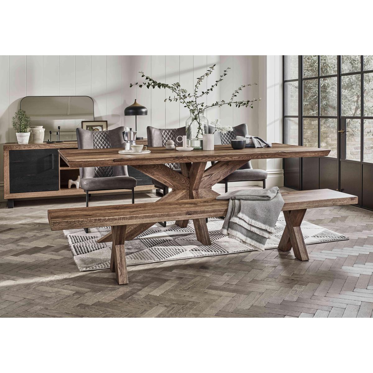 Bodahl - Loki Dining Bench - 200-cm - Bianca – image 2