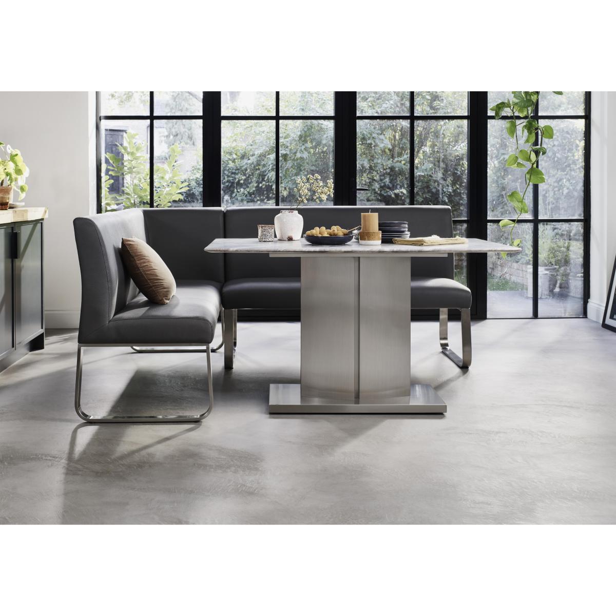 Cocoon Left Hand Facing Corner Dining Bench - Black – image 2