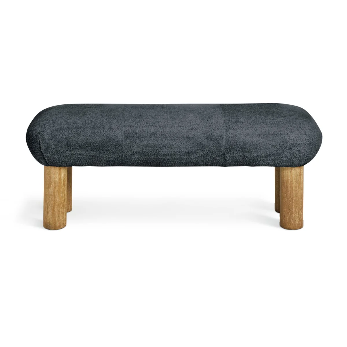 Habitat May Fabric Bench - Blue – image 4