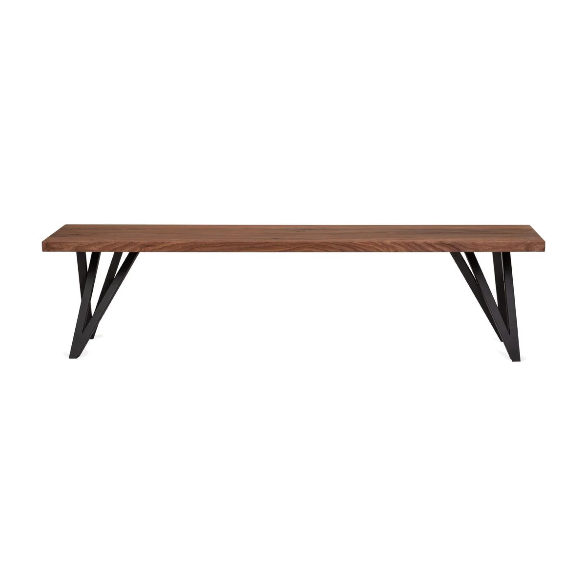 Heal's Vienna Bench 240x35cm Natural Oiled Oak Straight Edge Filled - Heal's UK Furniture – image 1