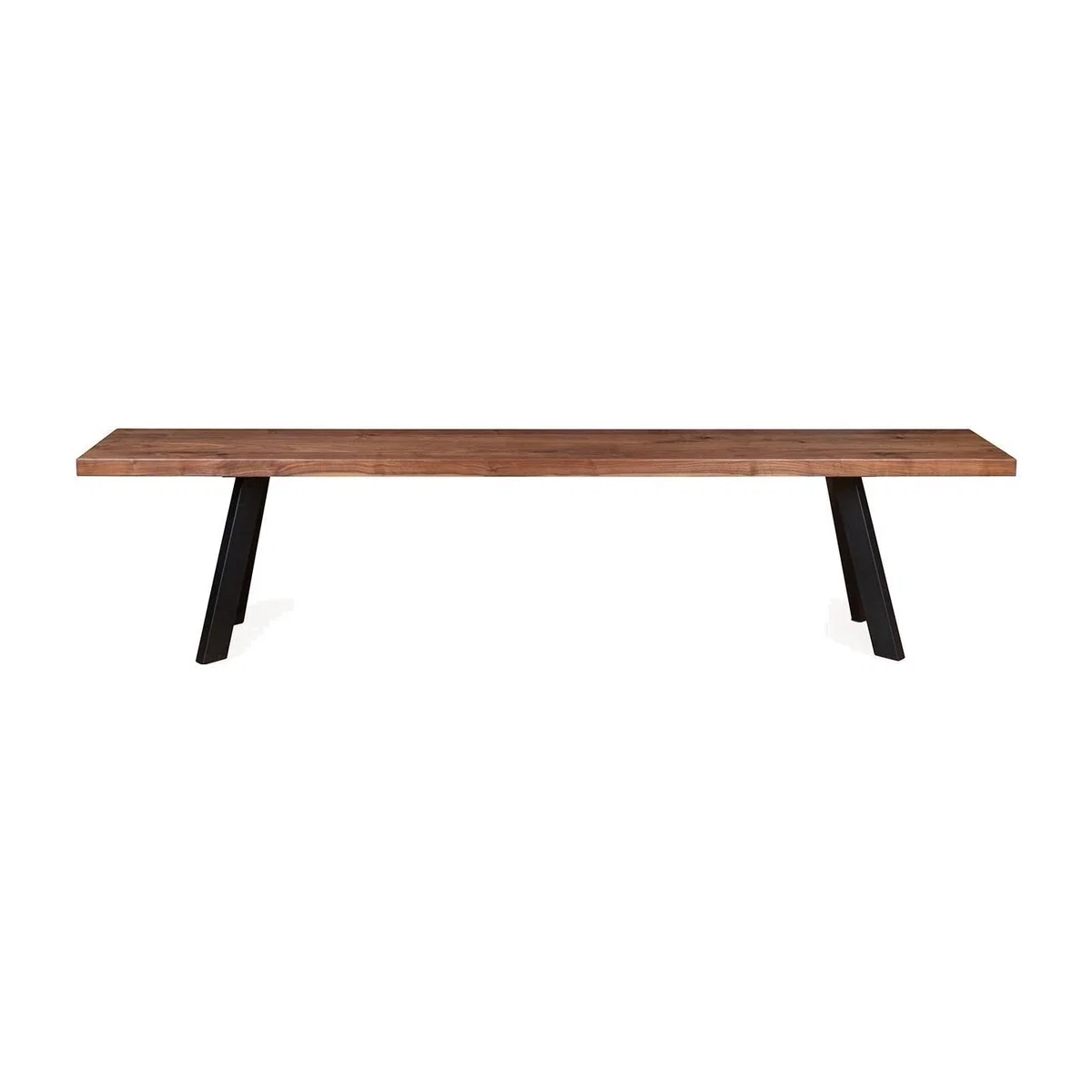 Heal's Madrid Bench 200x35cm Natural Oak Straight Edge Filled - Heal's UK Furniture – image 1