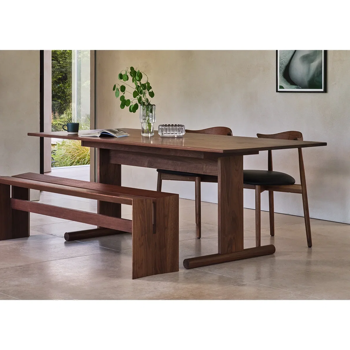 Heal's Antera Bench Walnut – image 3