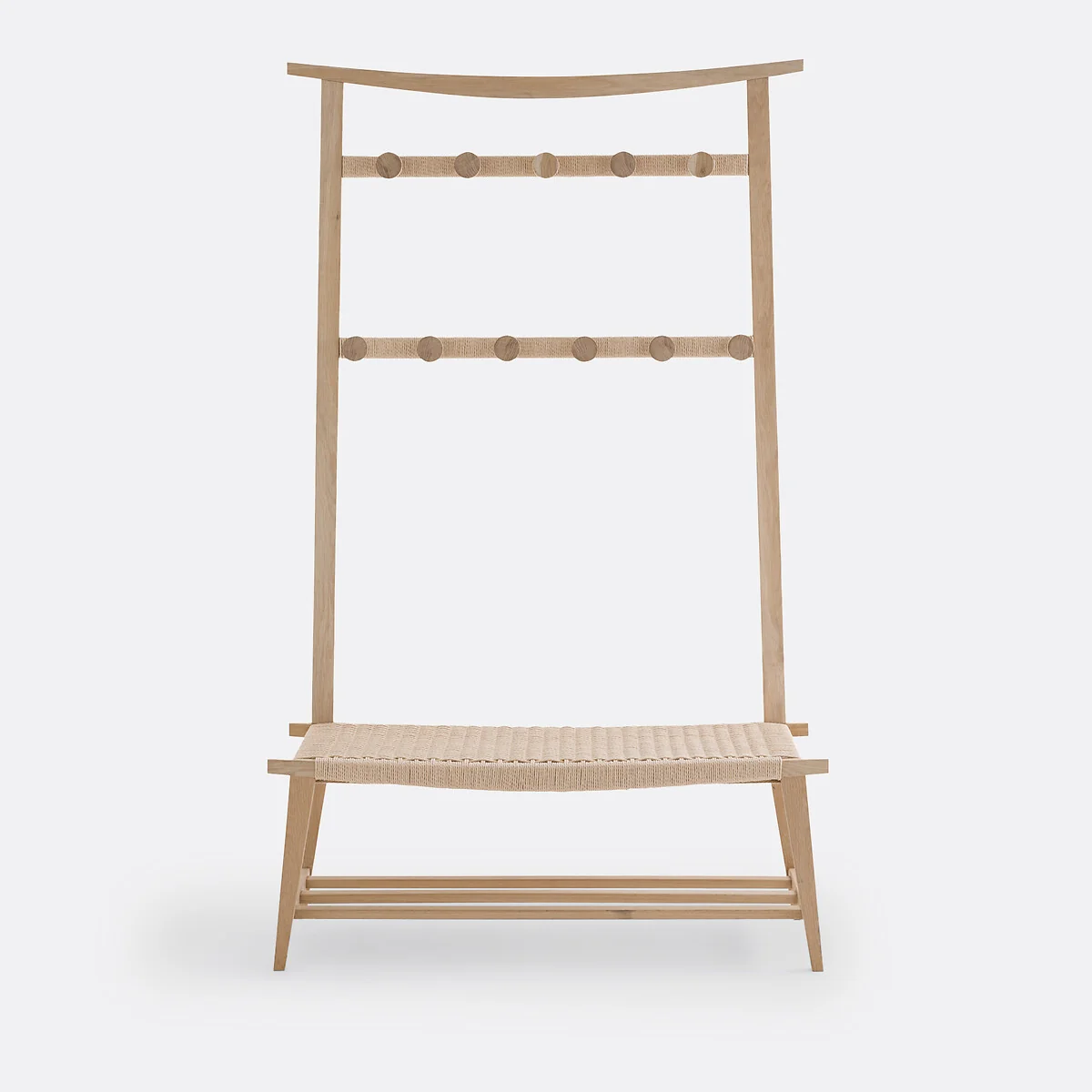 Kioto Solid Oak Hallway Storage Bench – image 4