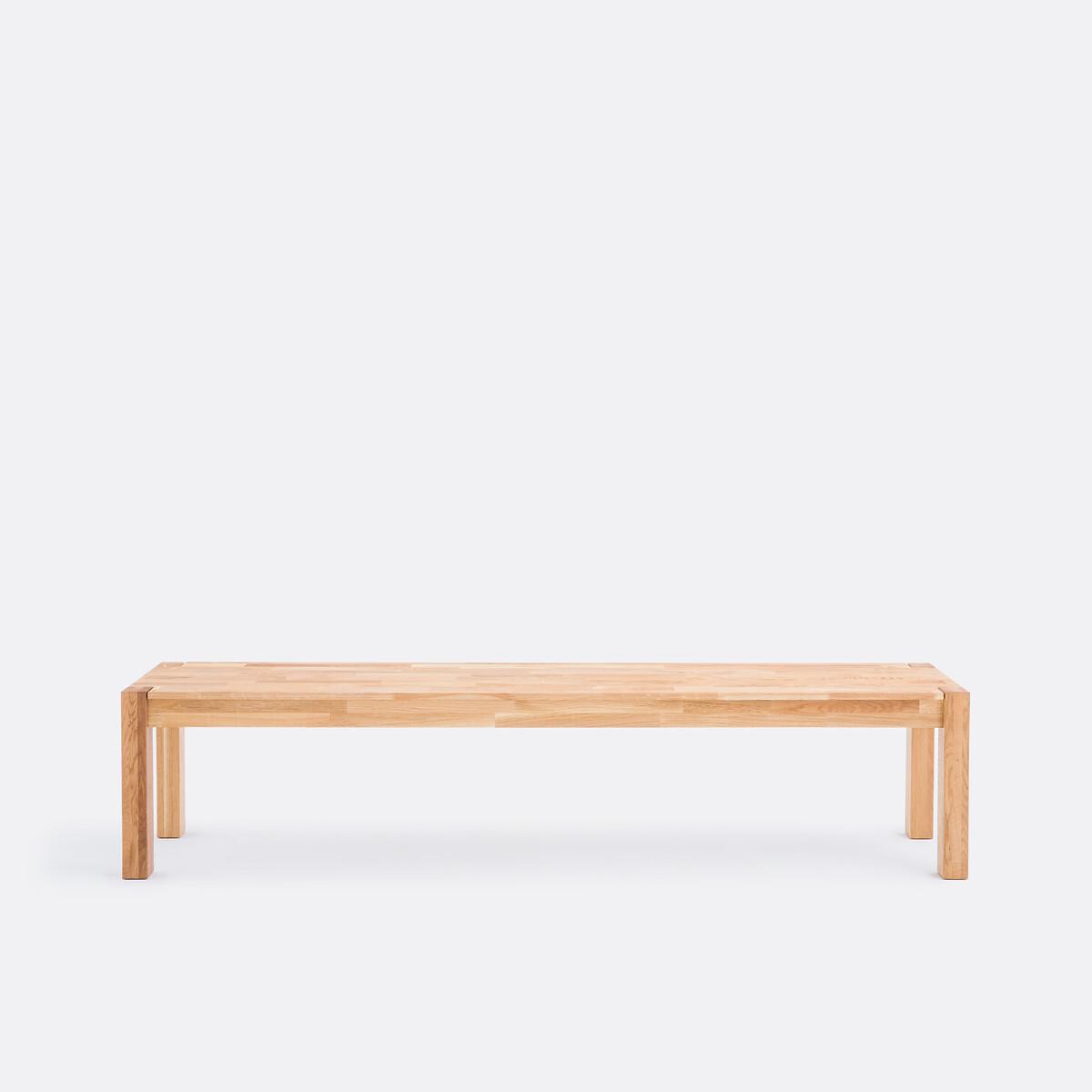 Adélita Solid Oak Bench, L200cm – image 2