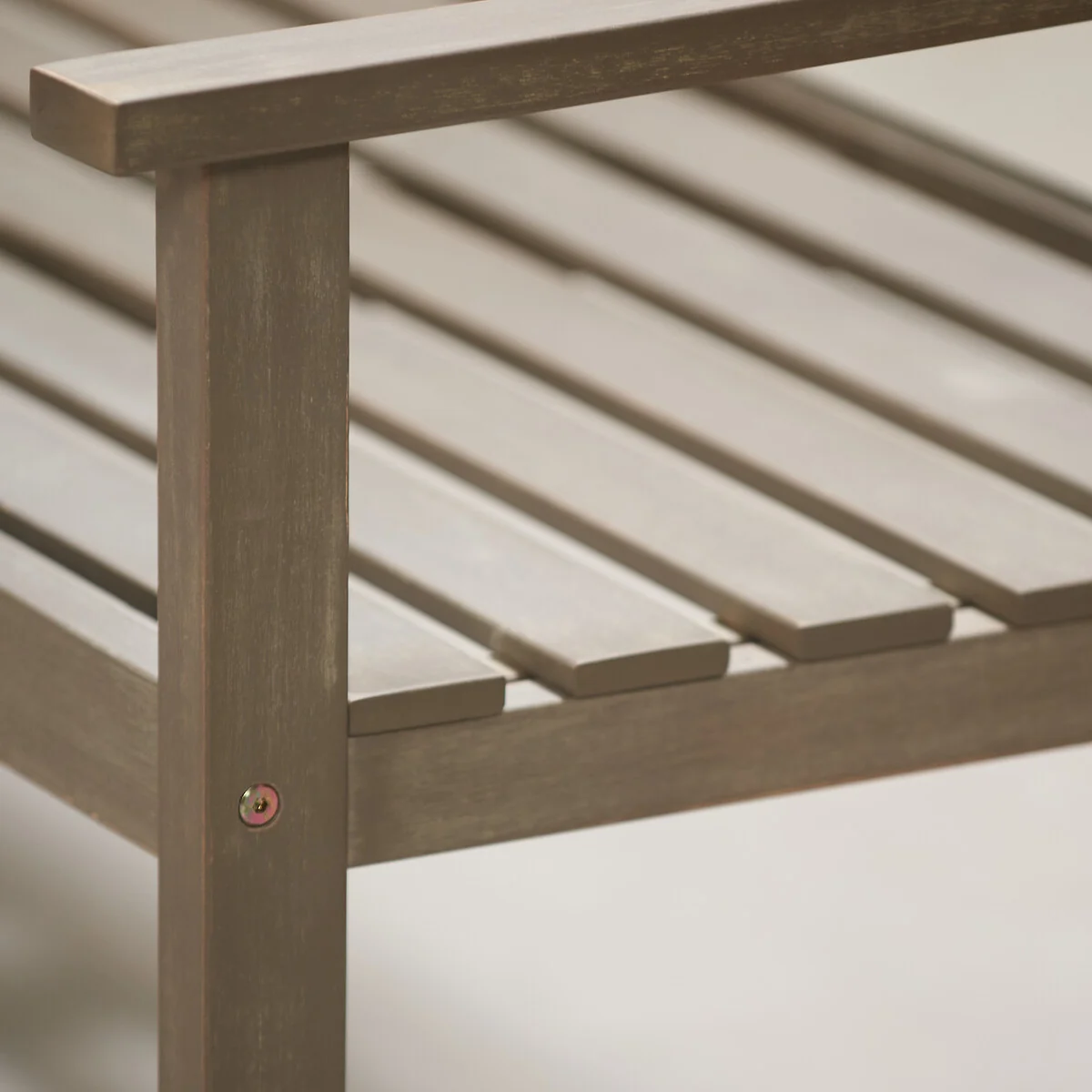 Cambridge 3 Seat Antique Grey Wooden Bench – image 6