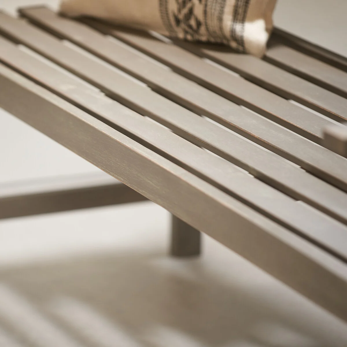 Cambridge 3 Seat Antique Grey Wooden Bench – image 7