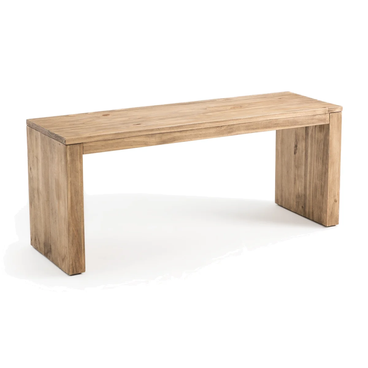 Malu Solid Pine Bench – image 1