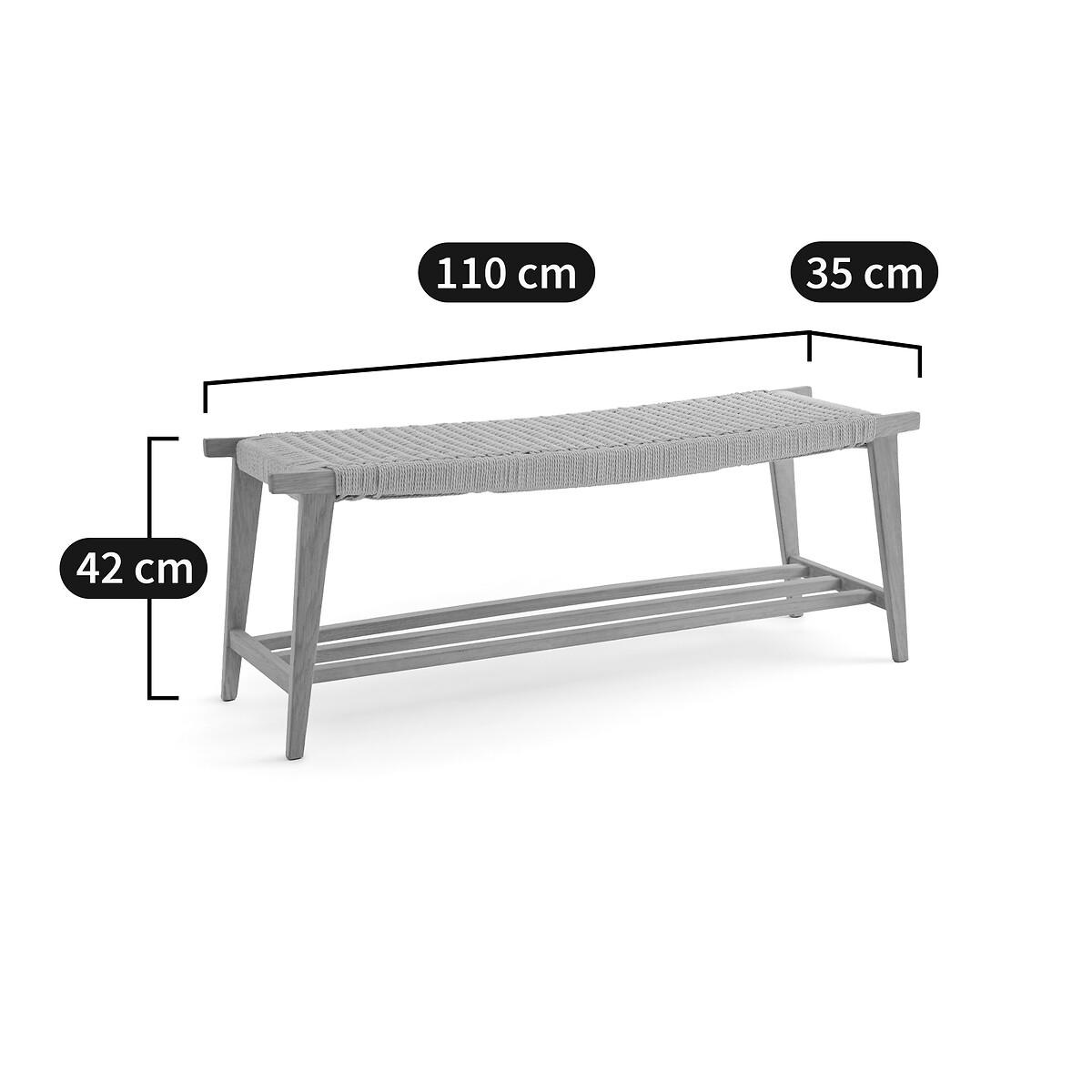 Kioto Solid Oak Bench – image 8