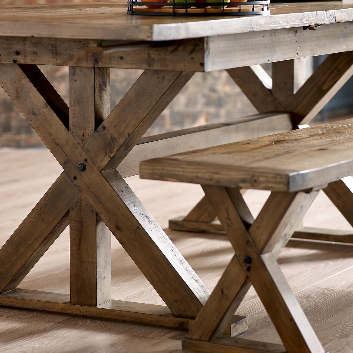 Loxley Reclaimed Wood Dining Bench – image 4