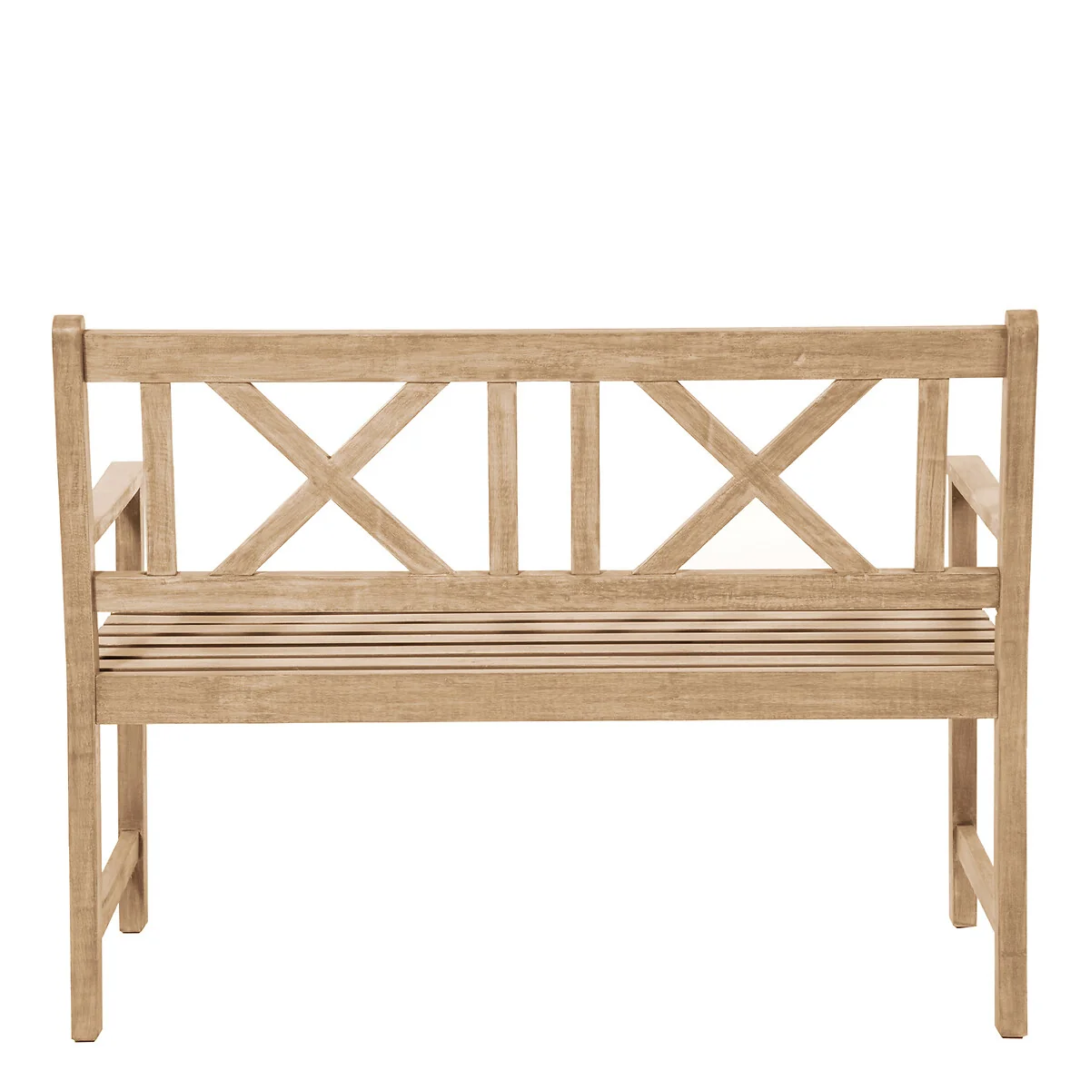 Cambridge 3 Seat Light Teak Wooden Bench – image 3
