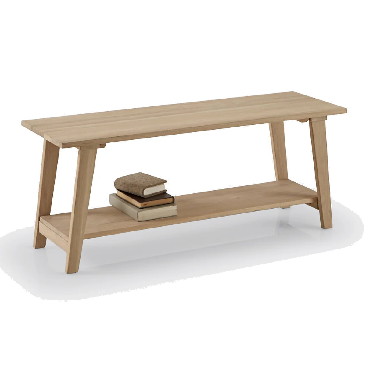 Oaky Hallway Bench – image 1