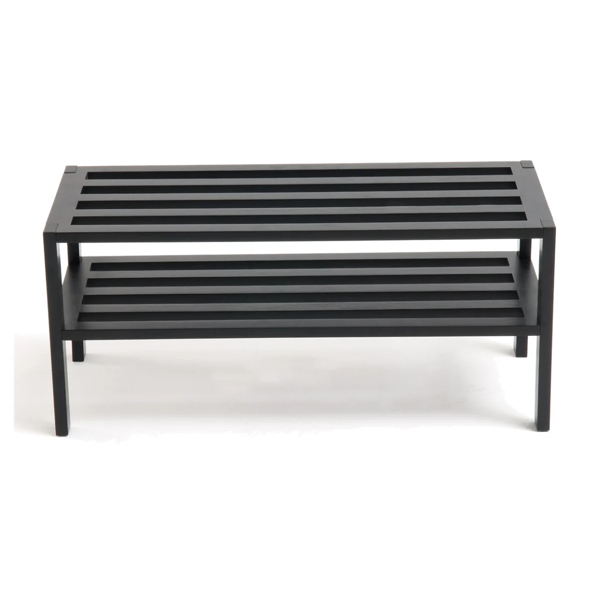 Black Birch Bench Shoe Tidy – image 1