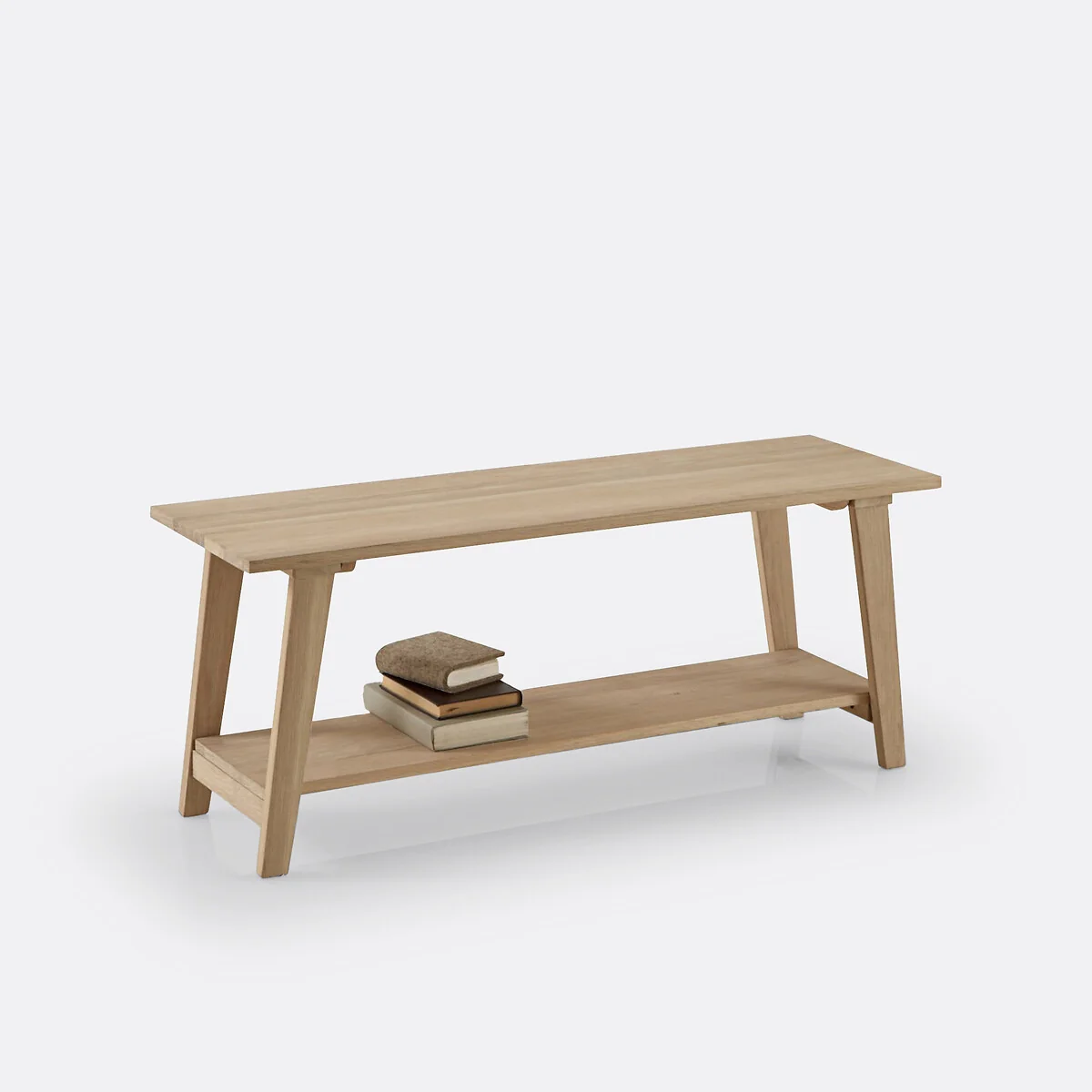 Oaky Hallway Bench – image 2