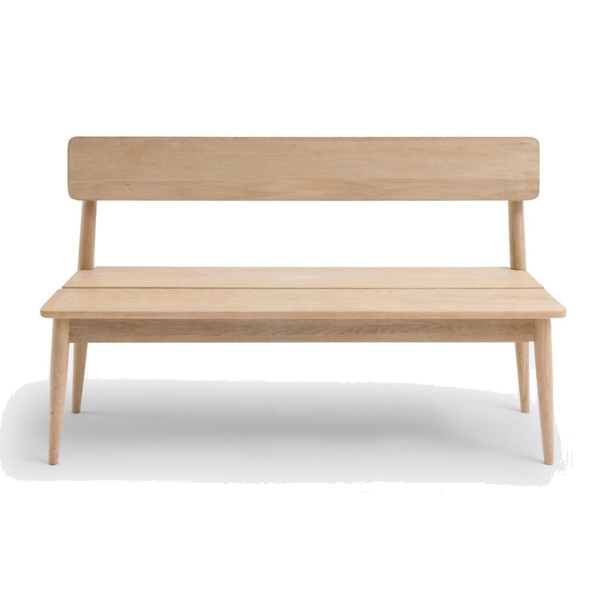 Natéo Solid Oak Bench – image 1