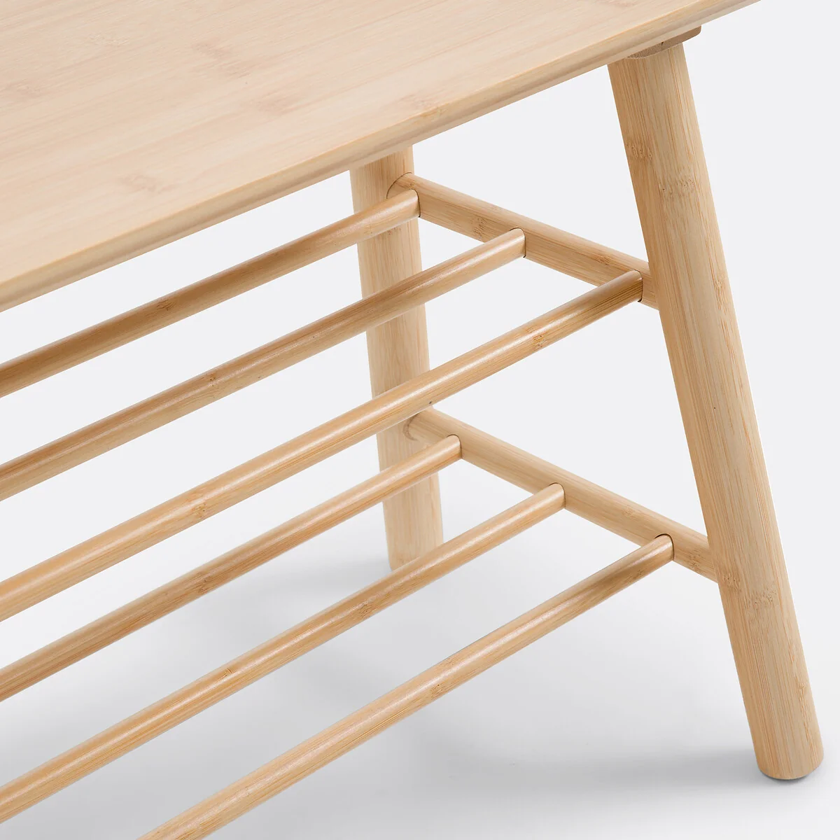 Ivo Bamboo Entrance Bench with Shoe Storage – image 7