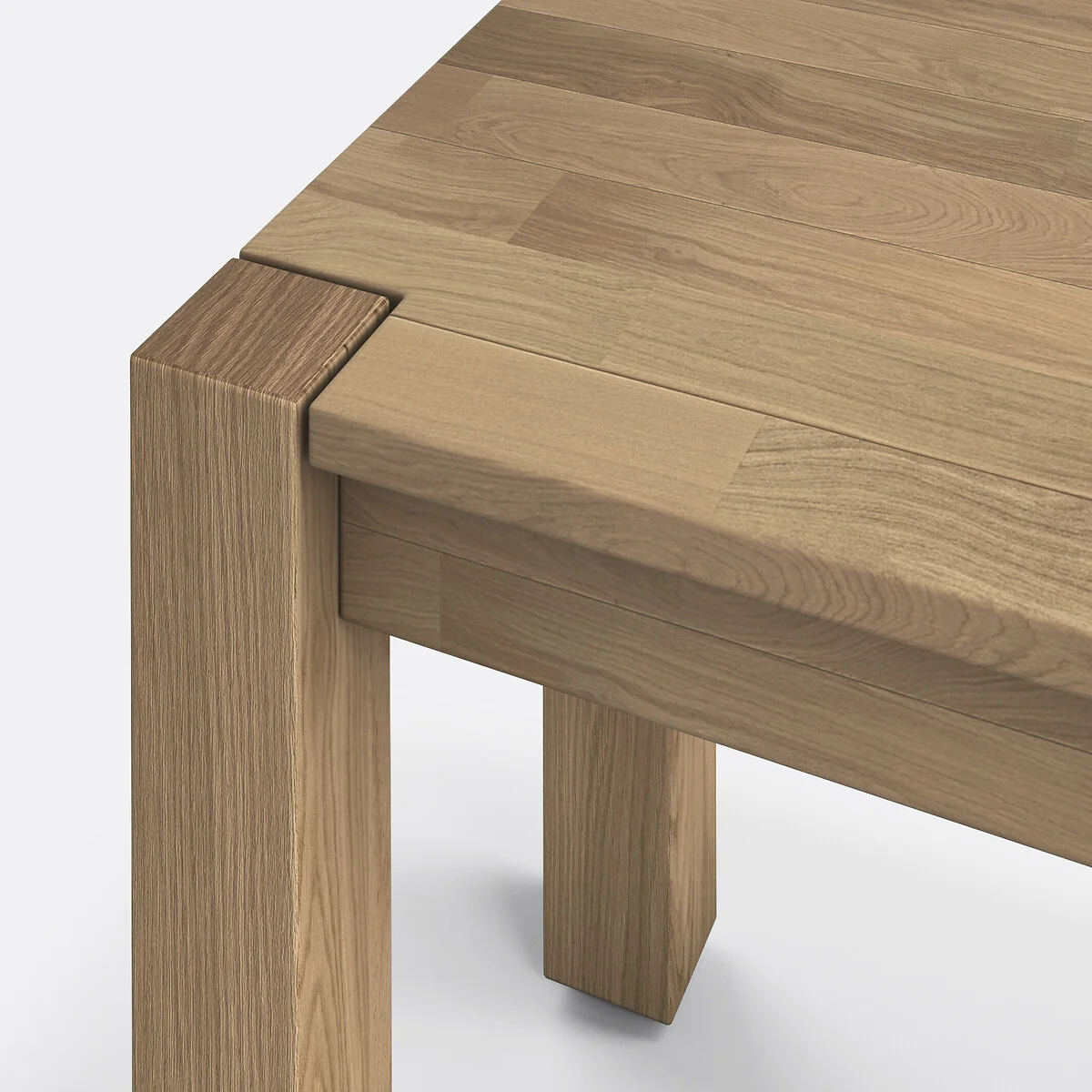 Adelita Oak Bench – image 3