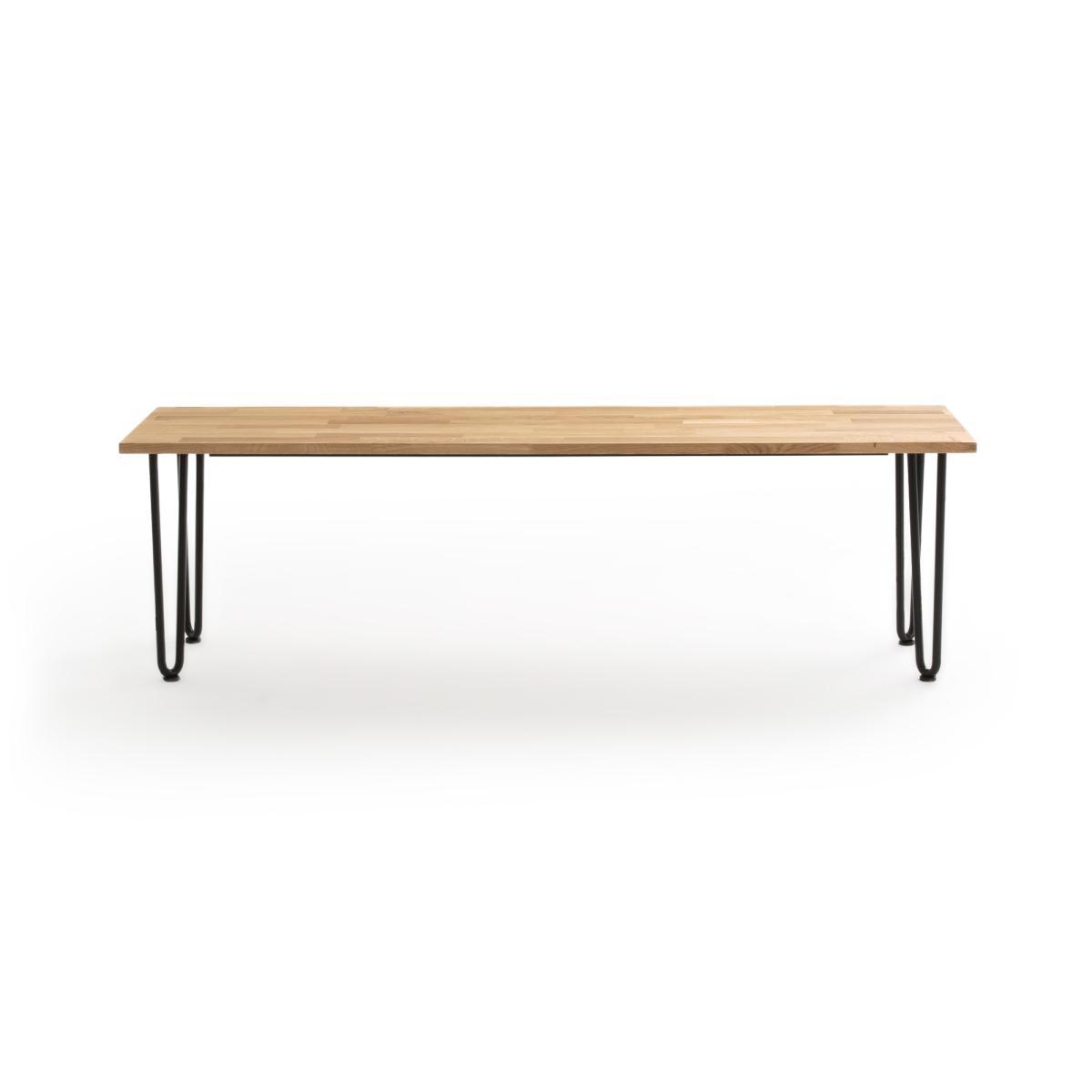 Adza 150cm Solid Oak Bench – image 2