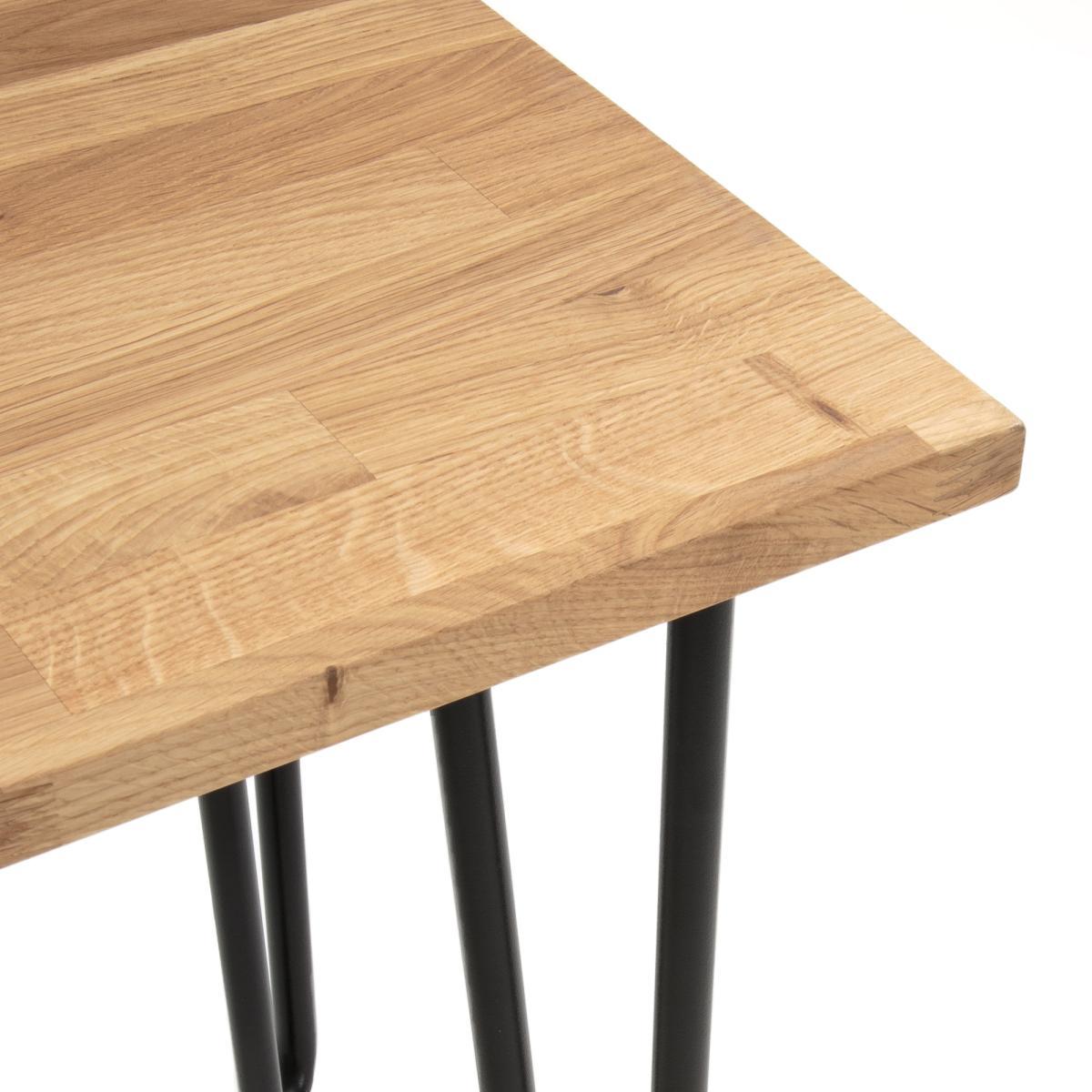 Adza 150cm Solid Oak Bench – image 3