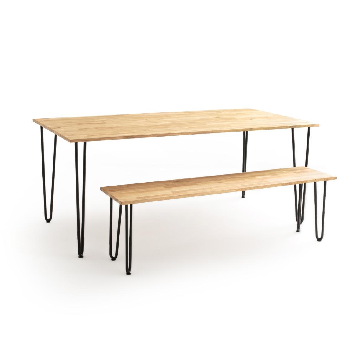 Adza 150cm Solid Oak Bench – image 4