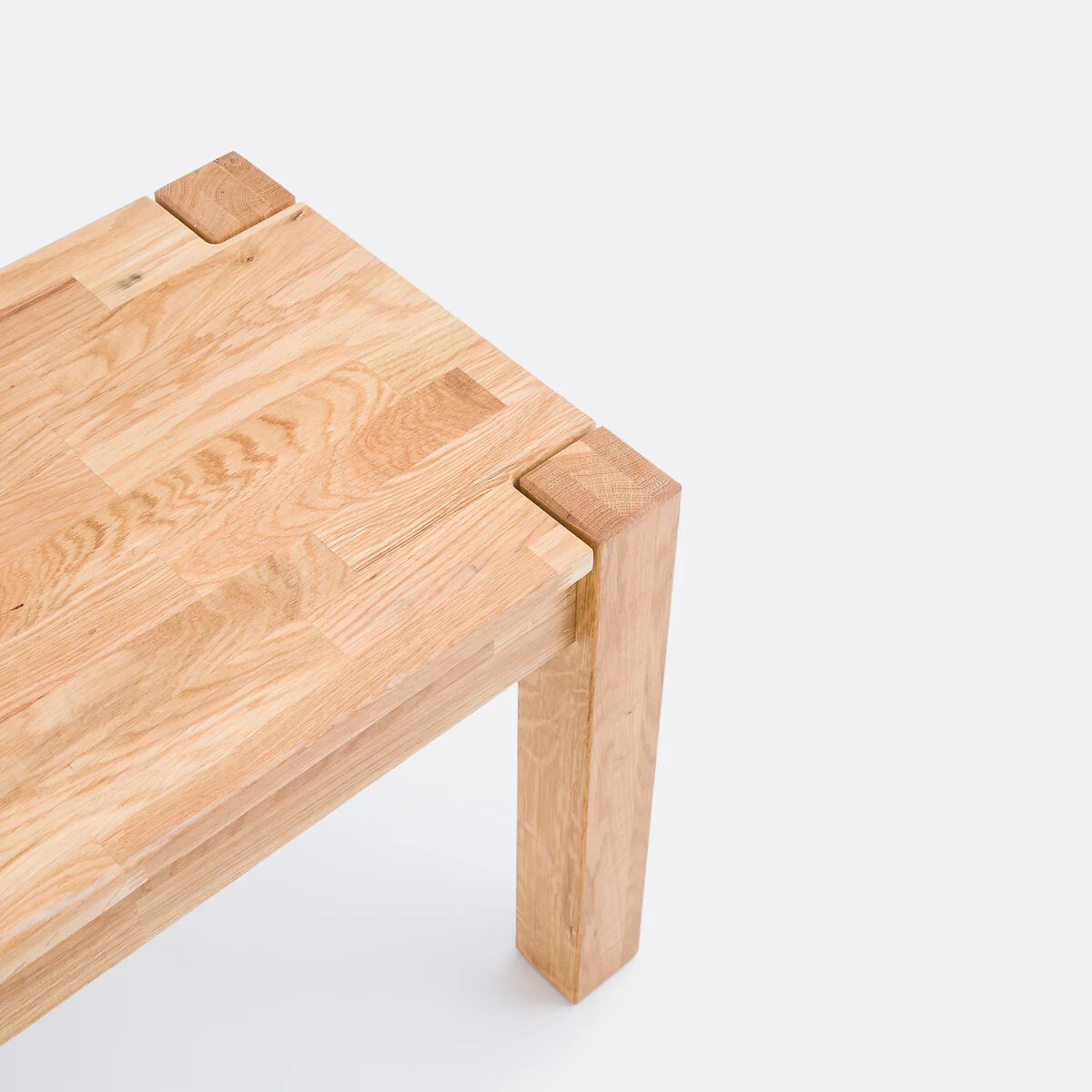 Adélita Solid Oak Bench, L200cm – image 4