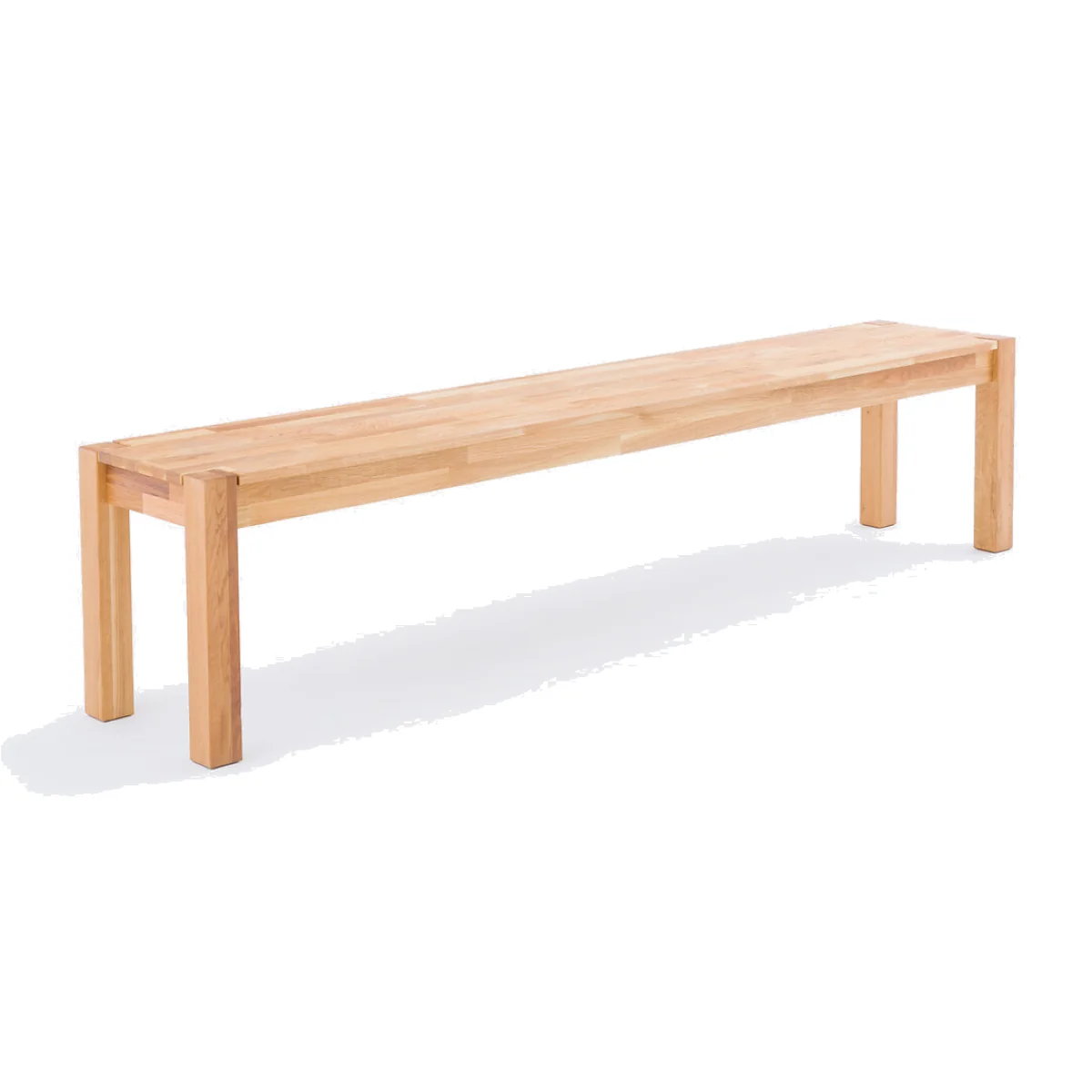 Adélita Solid Oak Bench, L200cm – image 1