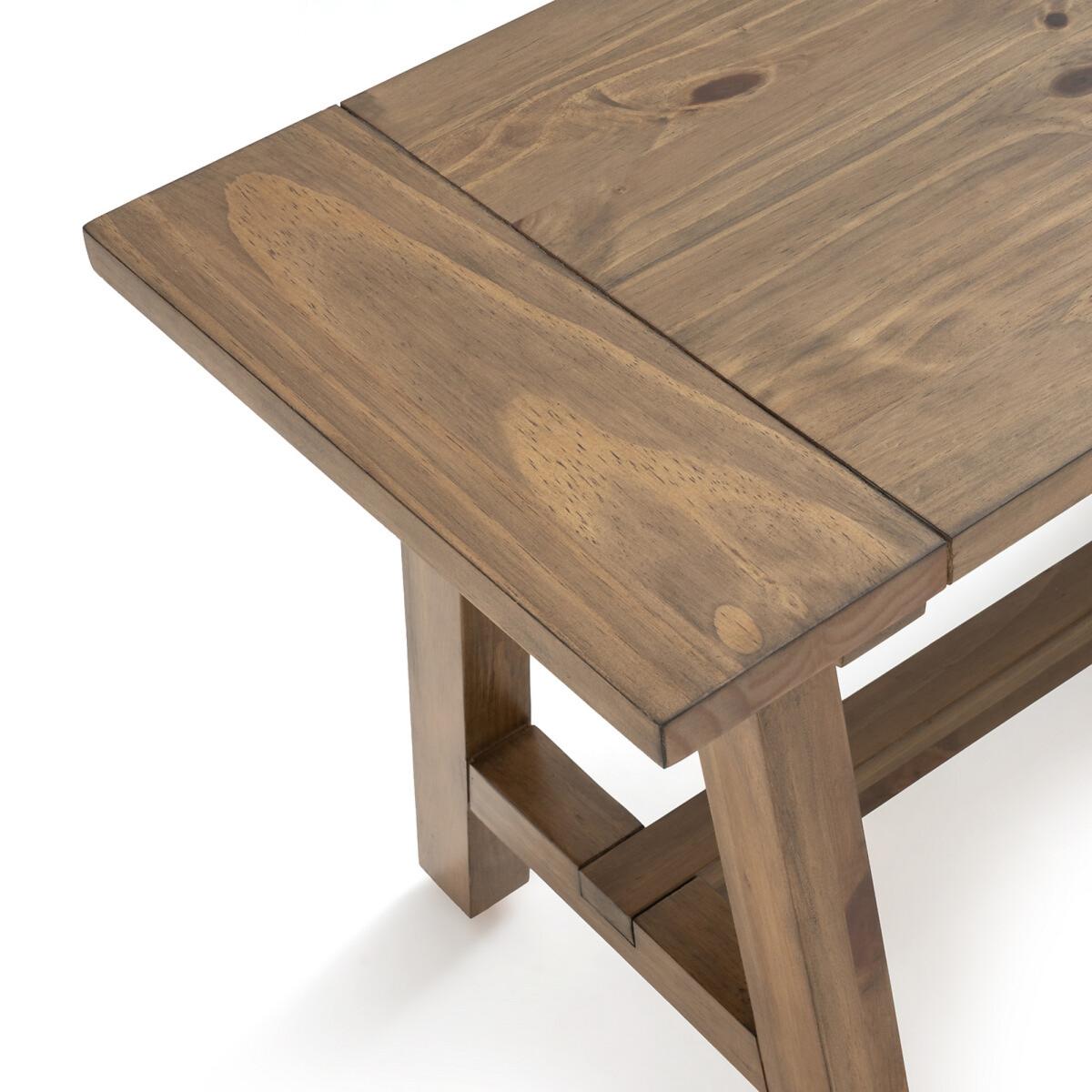 Wabi Solid Pine Bench – image 3