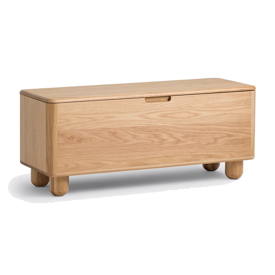 Piero Bench/Storage Box in Oak and Veneer