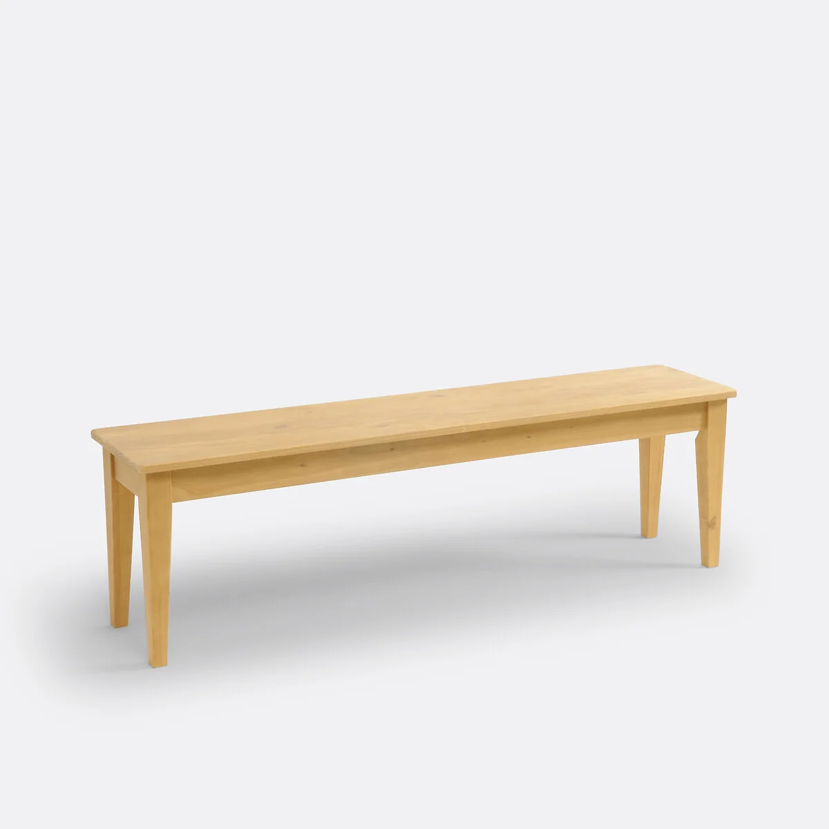 Alvina Solid Pine 3-Seat Bench – image 2