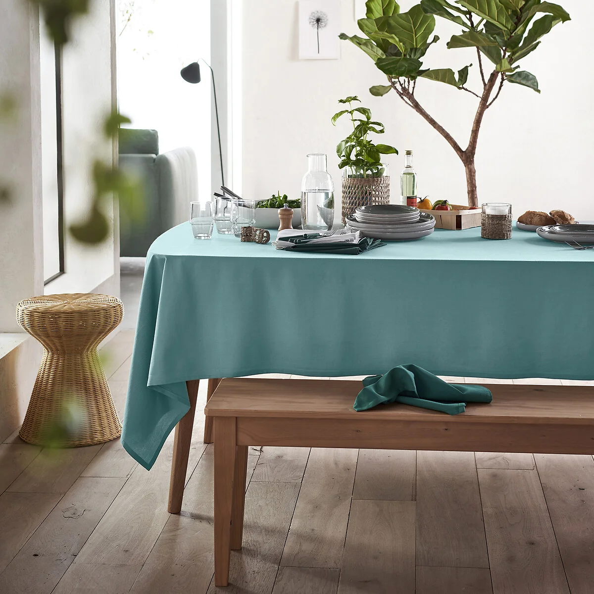 Alvina Solid Pine 3-Seat Bench – image 3
