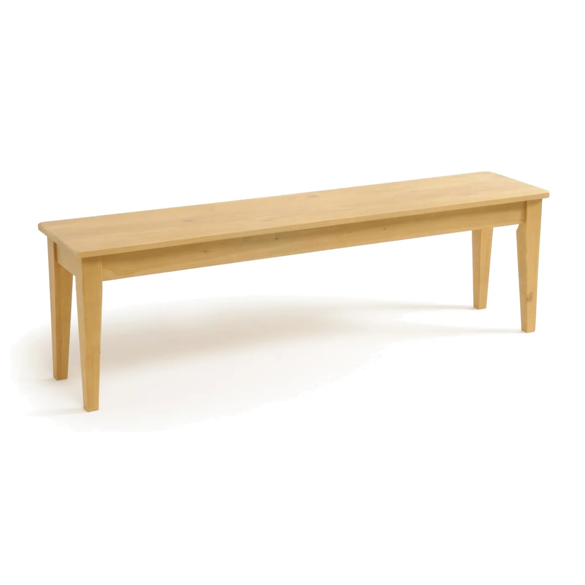 Alvina Solid Pine 3-Seat Bench – image 1