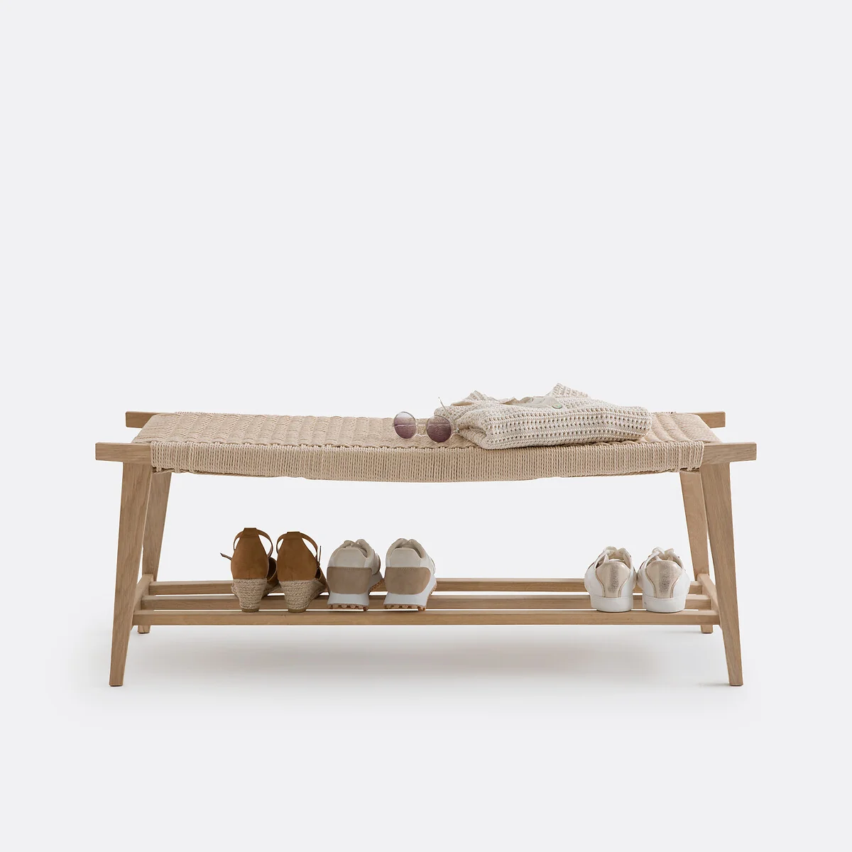 Kioto Solid Oak Bench – image 5