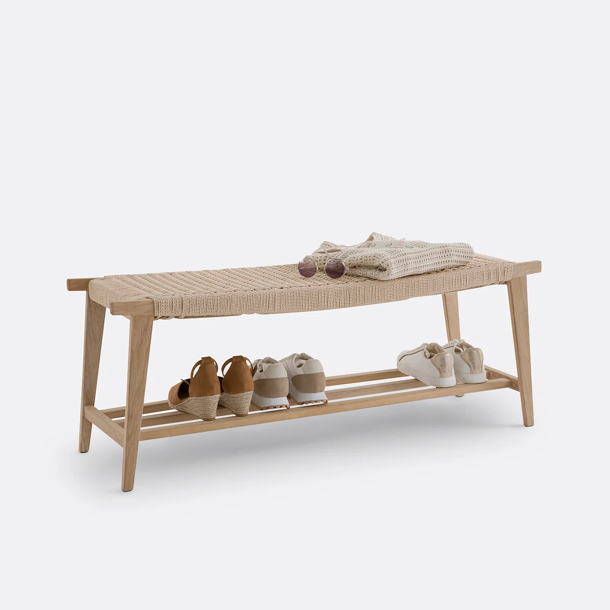 Kioto Solid Oak Bench – image 6