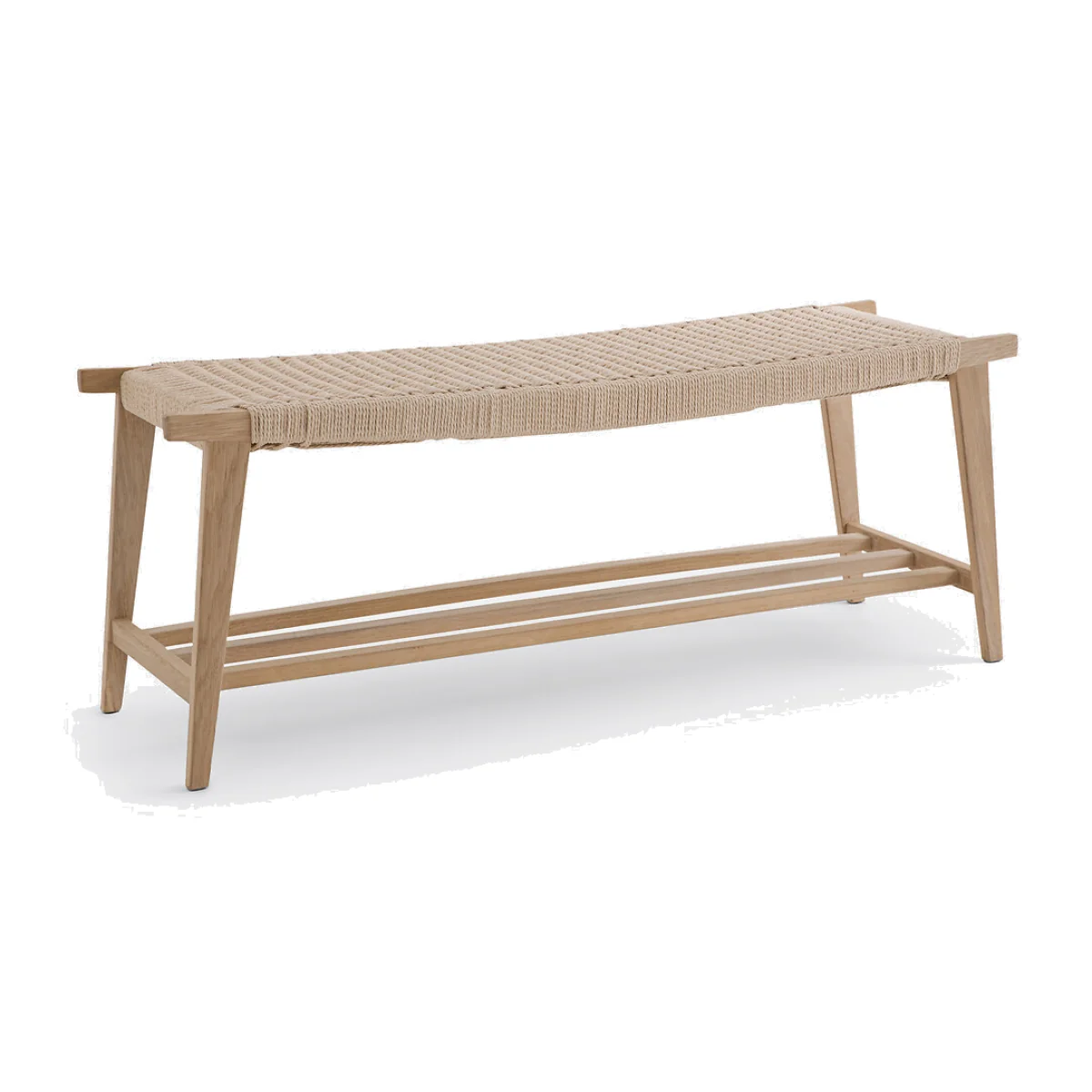 Kioto Solid Oak Bench – image 1