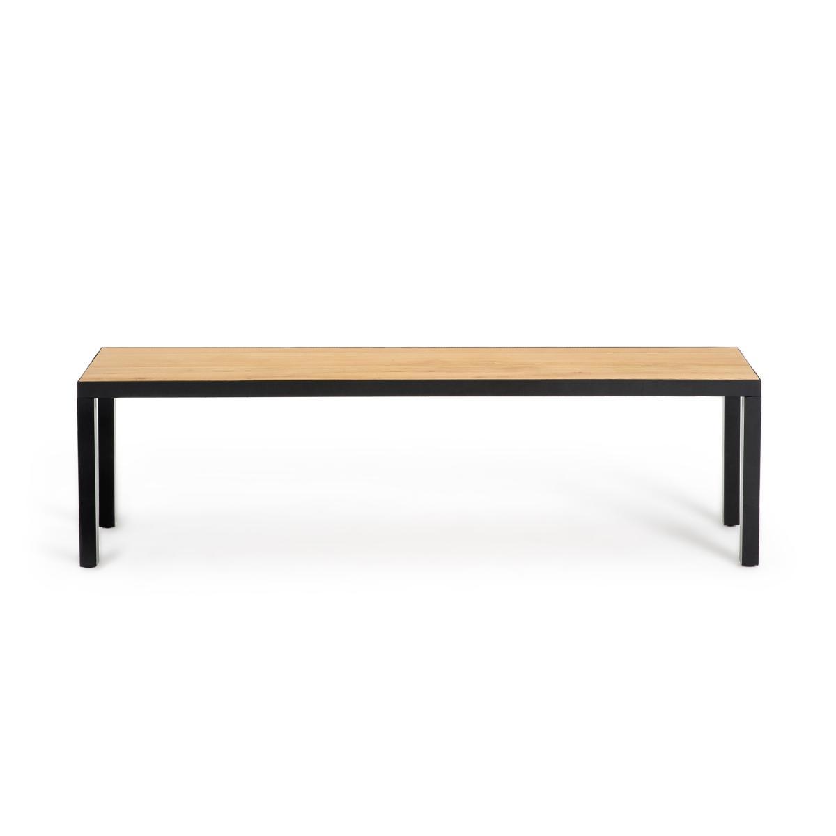 Nova Oak & Metal Bench – image 2
