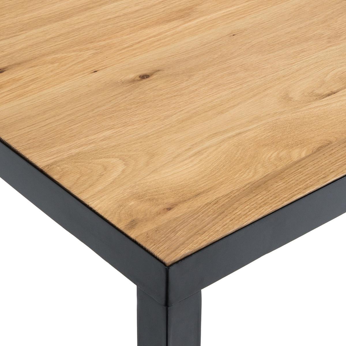 Nova Oak & Metal Bench – image 3