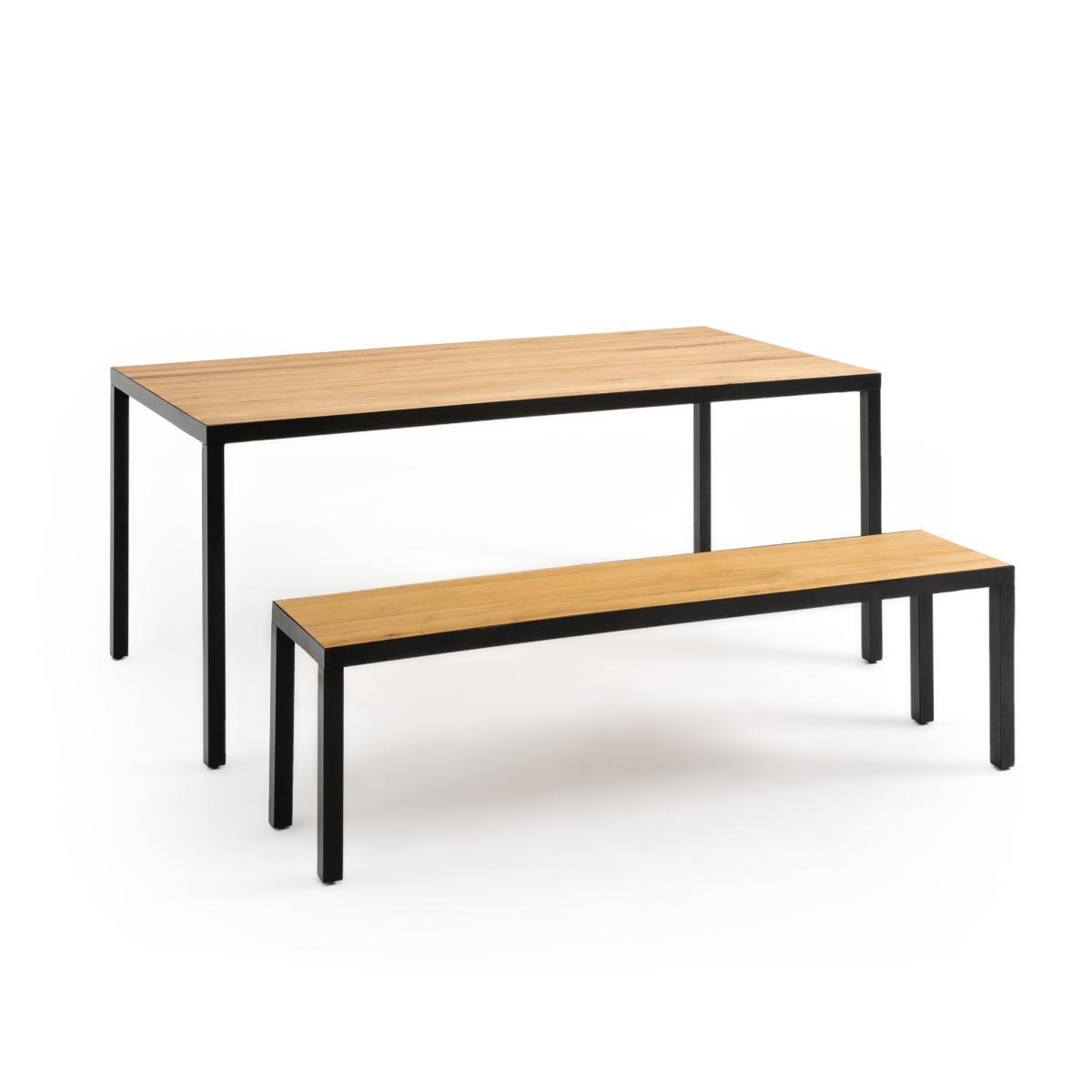 Nova Oak & Metal Bench – image 4