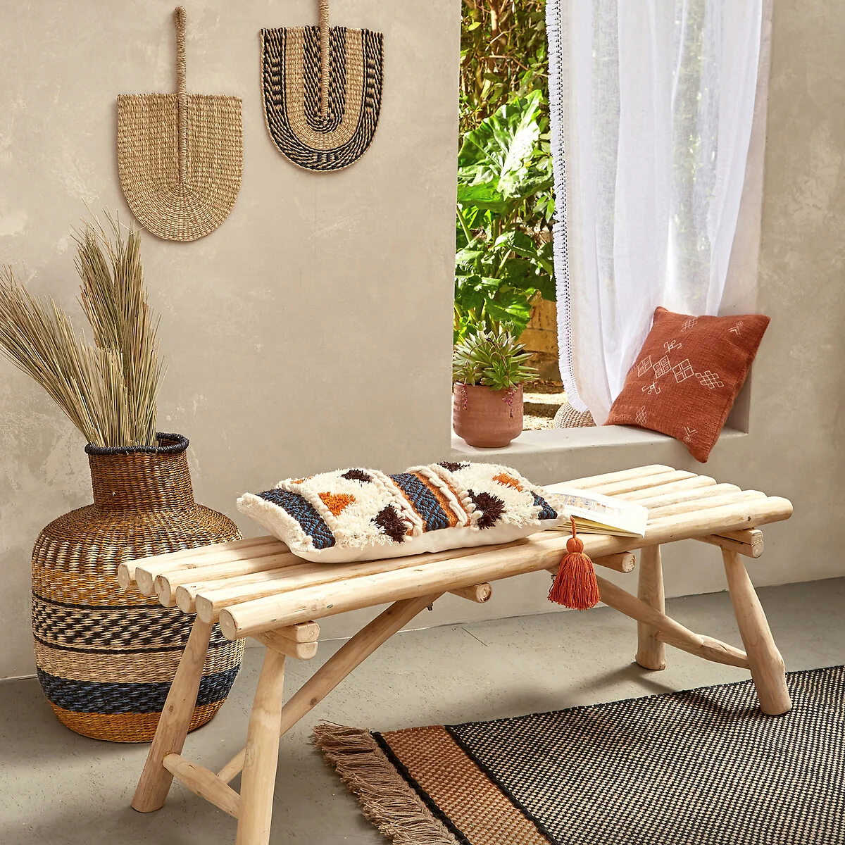 Ghada Teak Bench – image 2