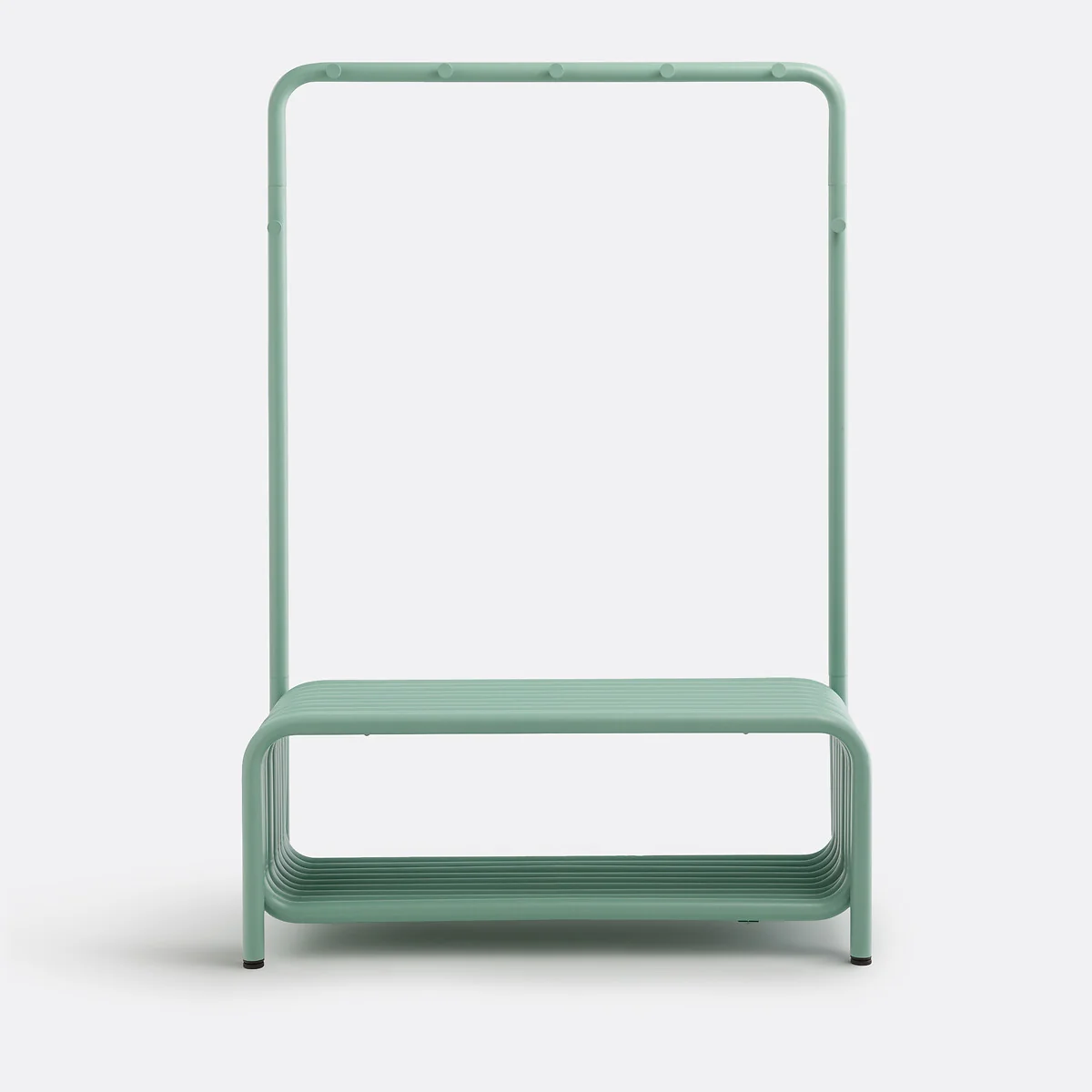 Steel Metal Cloakroom Bench, Tubi – image 3