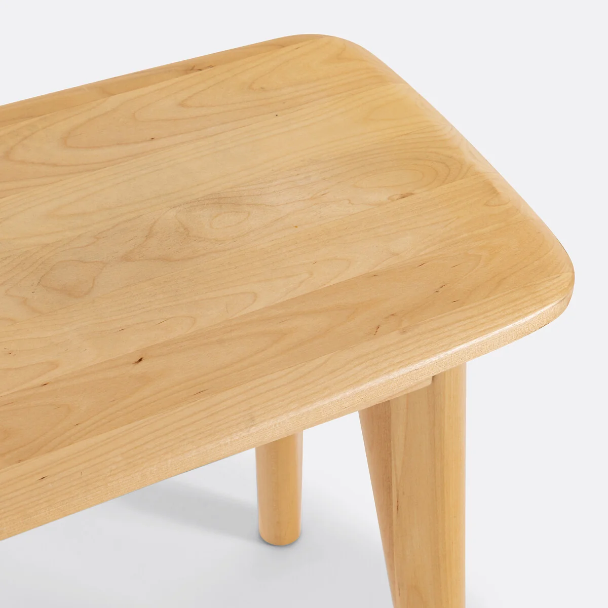 Miji Solid Birch Bench – image 3