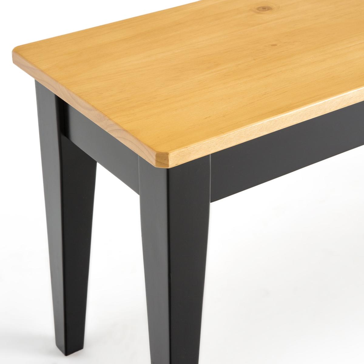 Alvina Solid Pine Bench, 2-Seater – image 3