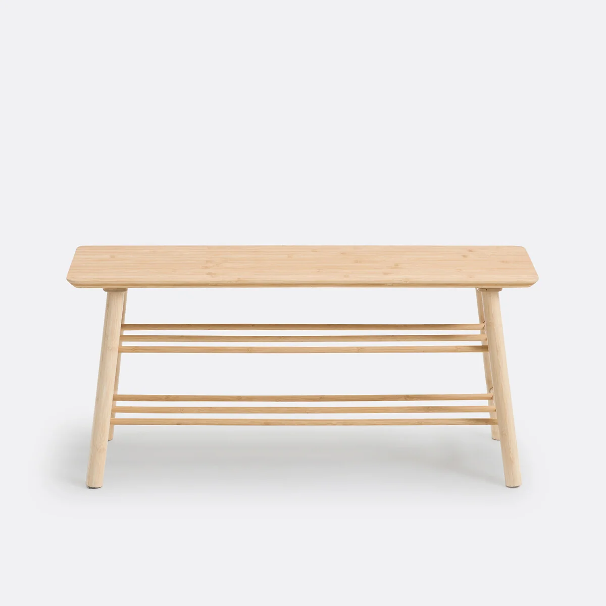 Ivo Bamboo Entrance Bench with Shoe Storage – image 4
