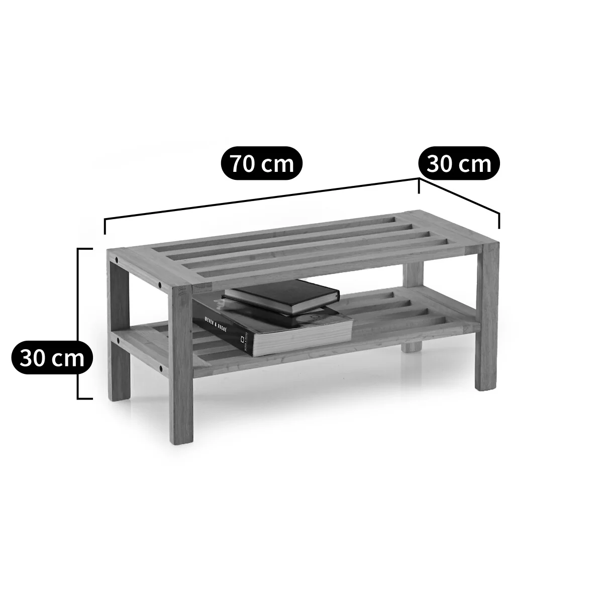 Selfrid 2-Level Hallway Bench / Shoe Rack – image 3