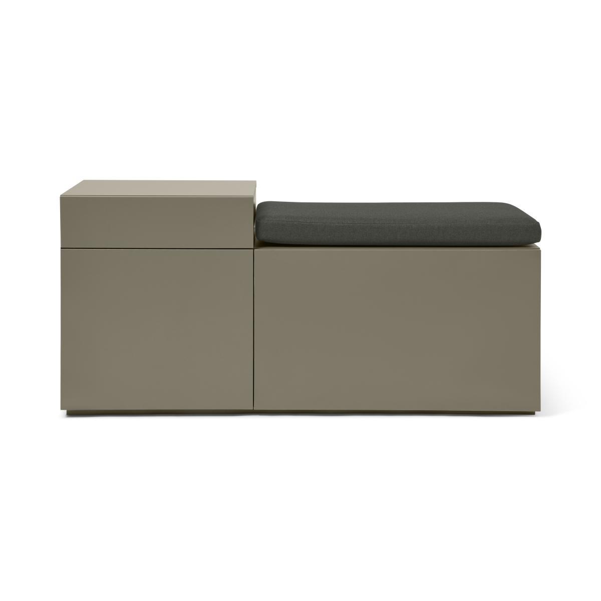Heaton Hallway Bench, Cobalt Grey – image 2