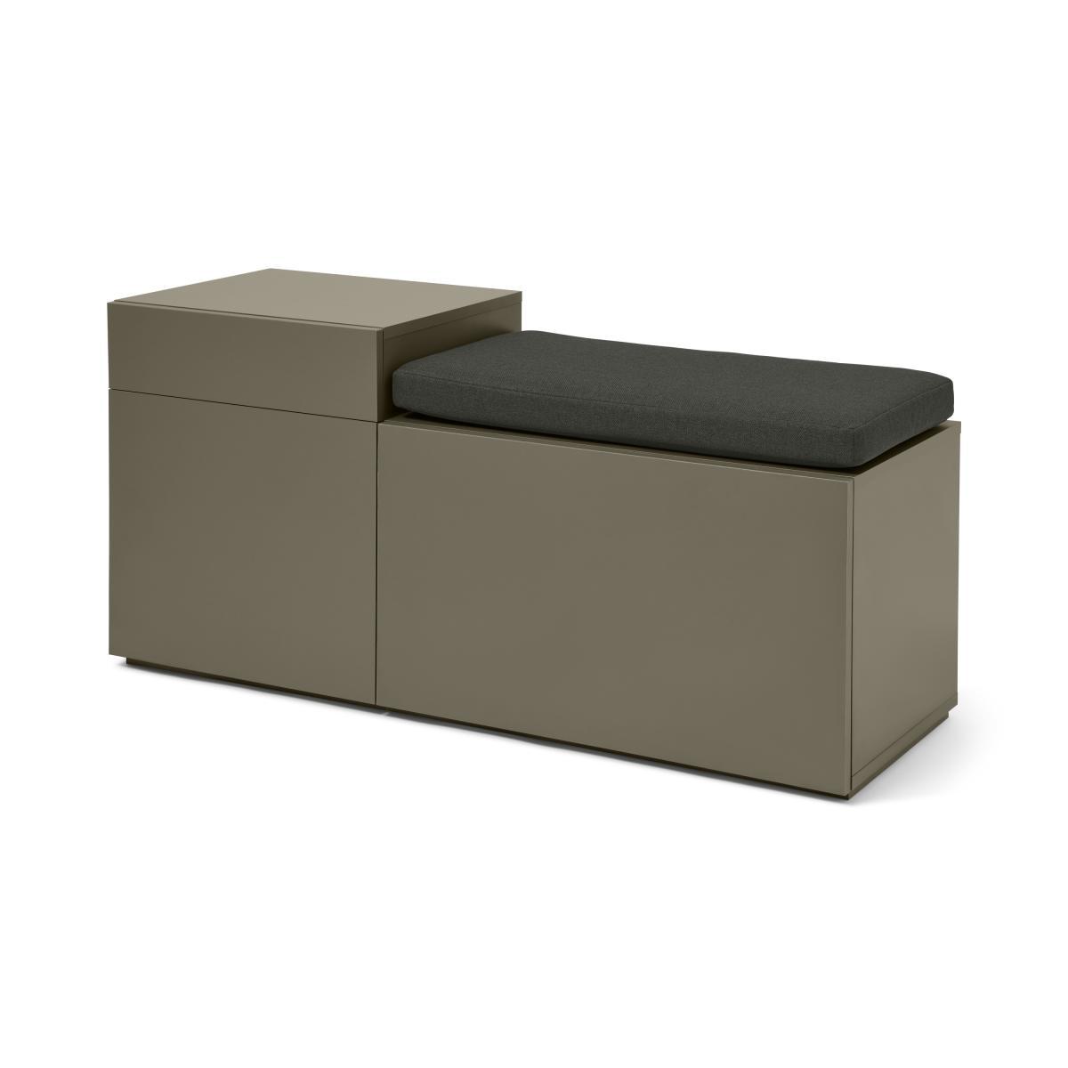 Heaton Hallway Bench, Cobalt Grey – image 3
