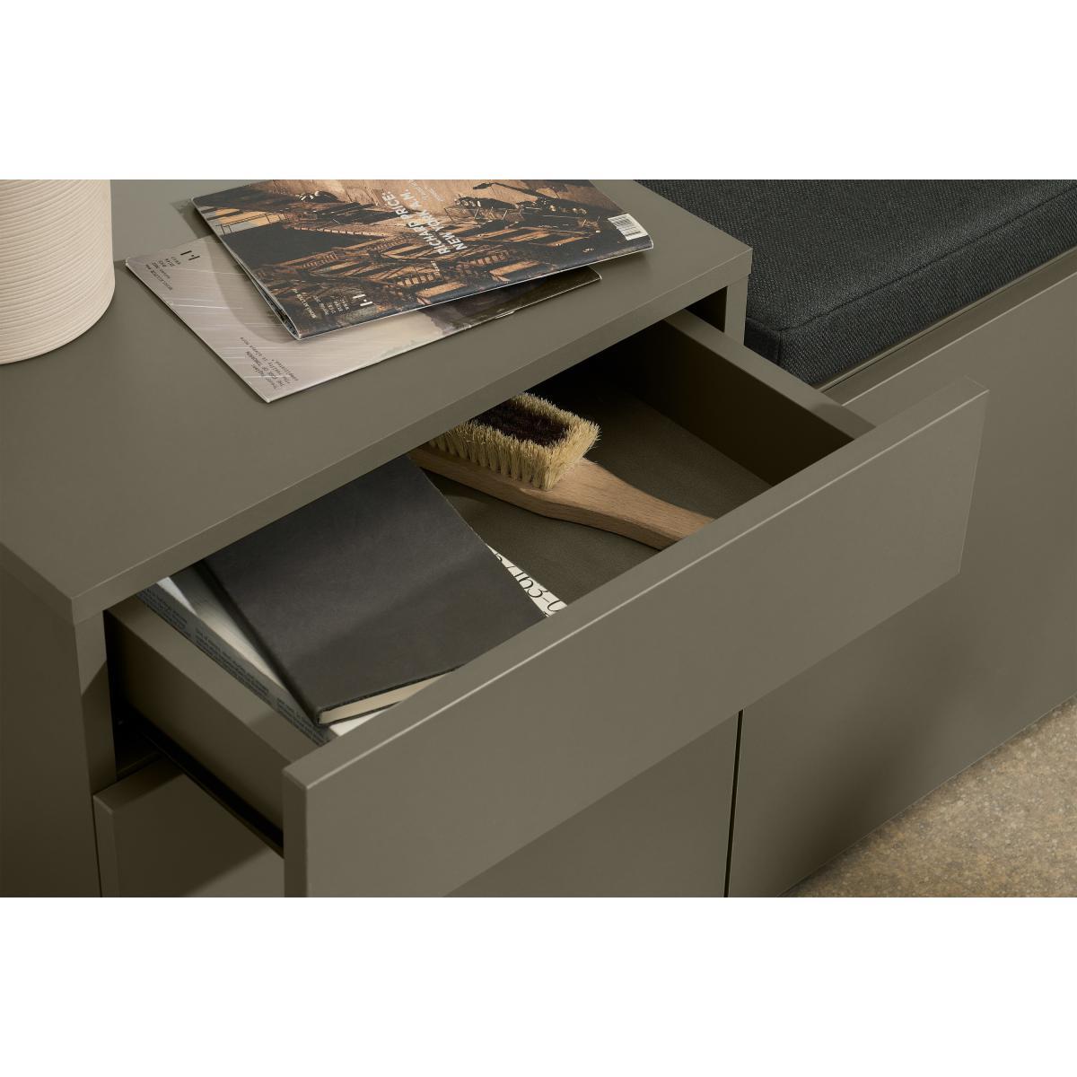 Heaton Hallway Bench, Cobalt Grey – image 5