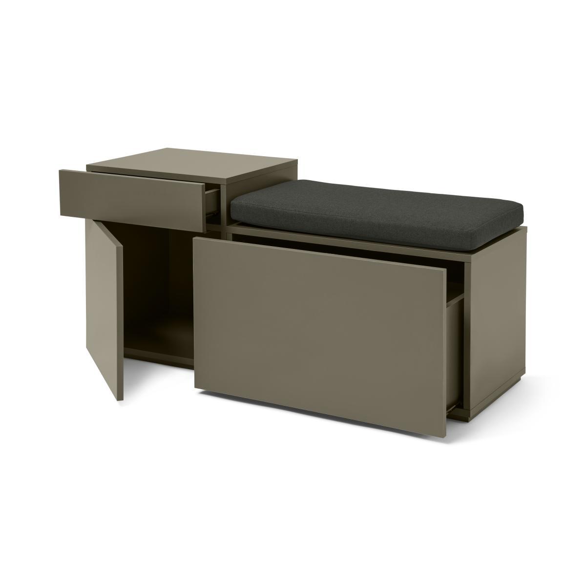 Heaton Hallway Bench, Cobalt Grey – image 6