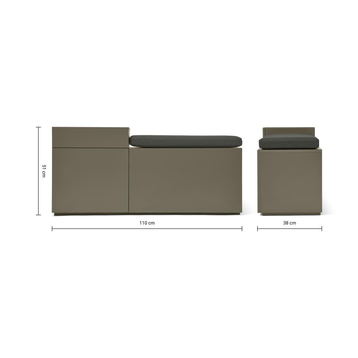 Heaton Hallway Bench, Cobalt Grey – image 10