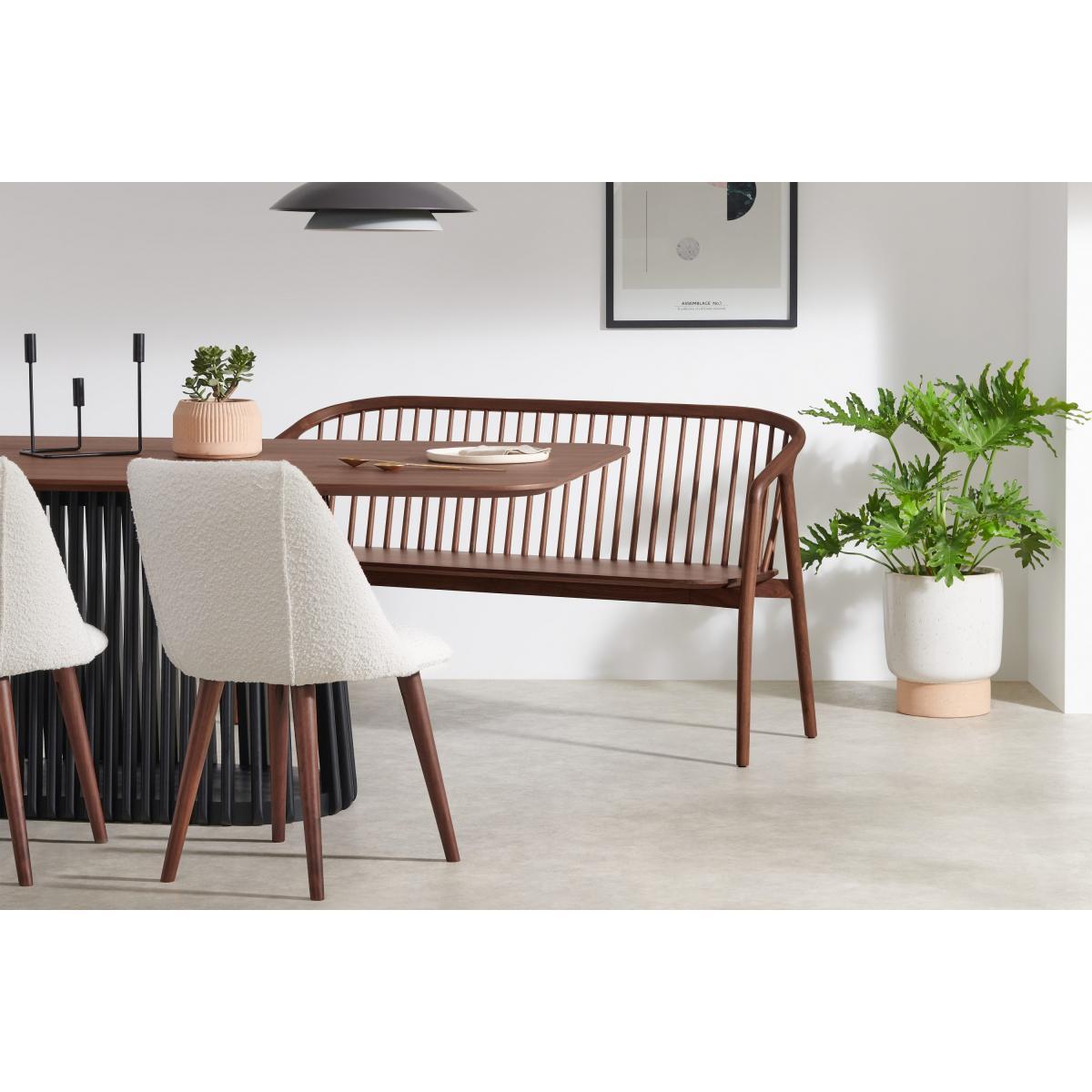 Tacoma Dining Bench, Walnut – image 4